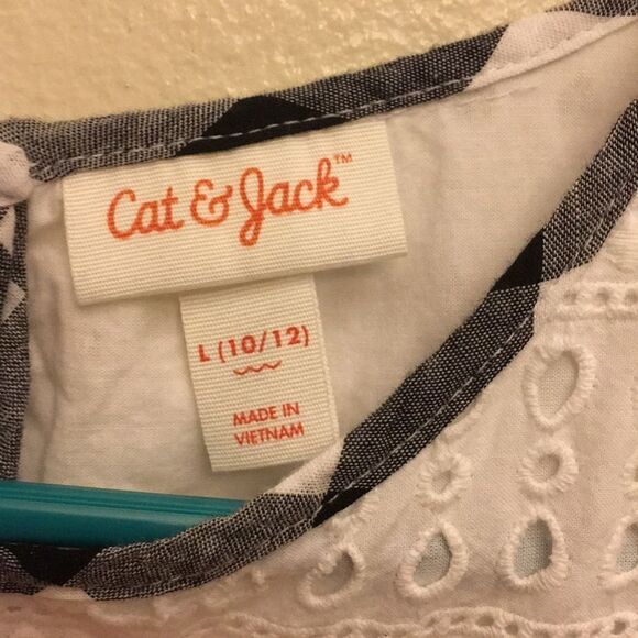 3/$20 Cat & Jack Cut Out shoulder Dress Size L (10-12) - Picture 4 of 8